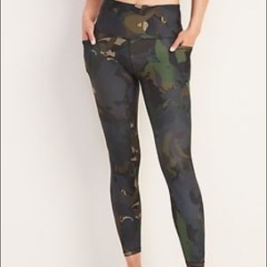 Womens Xl Camo Old Navy Leggings 